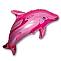 Дельфин розовый /Flexmetal 1207-0455